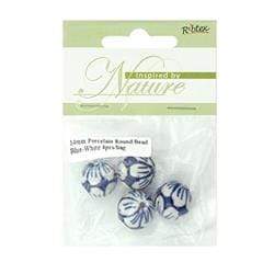 AussieSuperStore Jewellery Making Supplies Porcelain Round Beads Porcelain Round Beads|Jewellery Making Beads|Jewellery Making Supplies 9323823127589 BD016