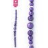 AussieSuperStore Jewellery Making Supplies Purple Strung Beads Glass Pearls and Rondelles (in 8 colors) Strung Beads Glass Pearls and Rondelles | Jewellery Making Beads Accessories 9323823179359 BBS2014133