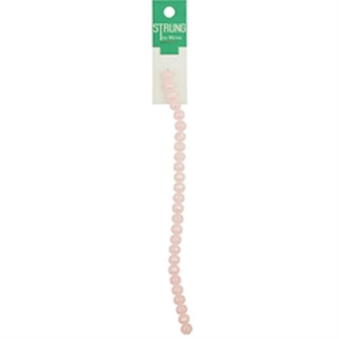 AussieSuperStore Jewellery Making Supplies Round Facet AB Light Pink Strung Beads Round Facet AB Light Pink Strung Beads | Jewellery Making Beads | Jewellery Making Supplies 9323823204938 BBS19018