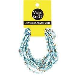 AussieSuperStore Jewellery Making Supplies Seed Bead Bracelets Blue Seed Bead Bracelets Blue | Jewellery Making Beads | Jewellery Making Supplies 9331468057697 VCBRAC01