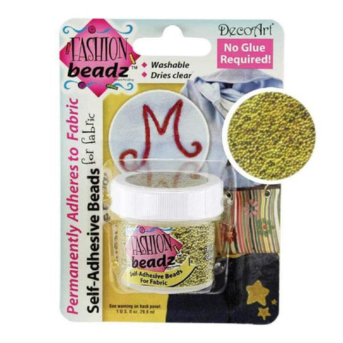 AussieSuperStore Jewellery Making Supplies Self-Adhesive Fashion Beadz for Fabric (in 20 colours) Self-Adhesive Fashion Beadz for Fabric (in 20 colours) | Beads for DIY Project | Beads for Fabric Decoration