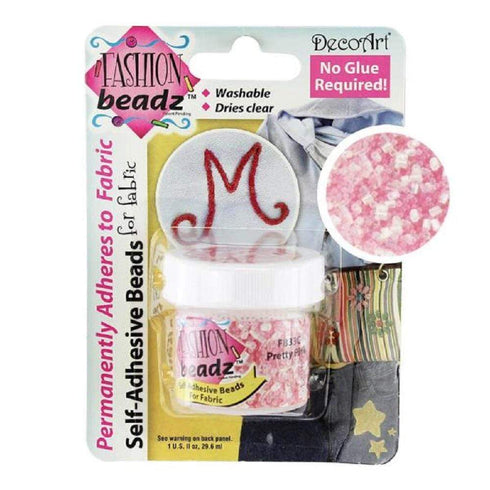 AussieSuperStore Jewellery Making Supplies Self-Adhesive Fashion Beadz for Fabric (in 20 colours) Self-Adhesive Fashion Beadz for Fabric (in 20 colours) | Beads for DIY Project | Beads for Fabric Decoration