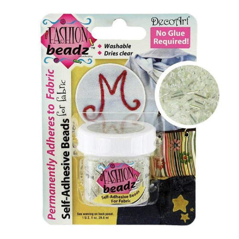 AussieSuperStore Jewellery Making Supplies Self-Adhesive Fashion Beadz for Fabric (in 20 colours) Self-Adhesive Fashion Beadz for Fabric (in 20 colours) | Beads for DIY Project | Beads for Fabric Decoration