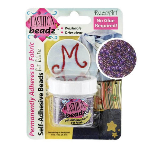 AussieSuperStore Jewellery Making Supplies Self-Adhesive Fashion Beadz for Fabric (in 20 colours) Self-Adhesive Fashion Beadz for Fabric (in 20 colours) | Beads for DIY Project | Beads for Fabric Decoration