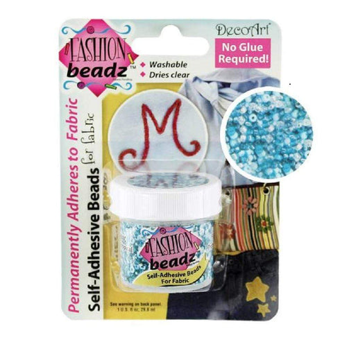 AussieSuperStore Jewellery Making Supplies Self-Adhesive Fashion Beadz for Fabric (in 20 colours) Self-Adhesive Fashion Beadz for Fabric (in 20 colours) | Beads for DIY Project | Beads for Fabric Decoration