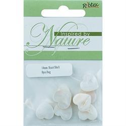 AussieSuperStore Jewellery Making Supplies Shell Heart Beads Shell Heart Beads | Jewellery Making Beads | Jewellery Making Supplies 9323823191535 SHE102