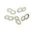 AussieSuperStore Jewellery Making Supplies Silver Charms Double Wedding Rings (in 2 color) Charms Double Wedding Rings (in 2 color) | Craft Party Embellishments 9323823147334 FAV071