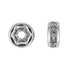 AussieSuperStore Jewellery Making Supplies Silver/Crystal JF Spacer Diamante Rondelle (in 2 colors) JF Spacer Diamante Rondelle | Jewellery Making Accessories 9323823073596 JF211