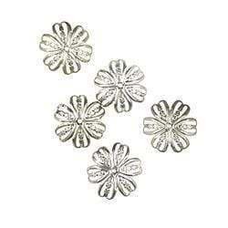 AussieSuperStore Jewellery Making Supplies Silver JF Bead Caps Adjustable (in 2 colors) JF Bead Caps Adjustable | Jewellery Making Accessories 9323823100063 JF540