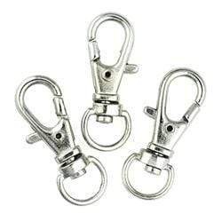 AussieSuperStore Jewellery Making Supplies Silver JF Clasp Lobster Swivel 30mm (in 2 colors) JF Clasp Lobster Swivel 30mm | Jewellery Making Findings 9323823087784 JF356