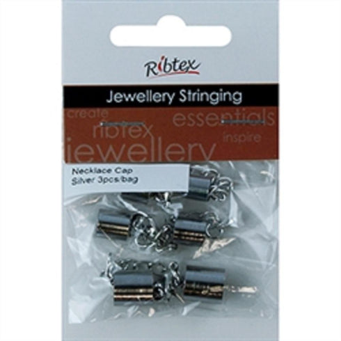 AussieSuperStore Jewellery Making Supplies Silver JF Necklace Cap Plain (in 2 colours) JF Necklace Cap Plain (in 2 colours) | Jewellery Making Findings | Jewellery Making Supplies 9323823191221 JF1231