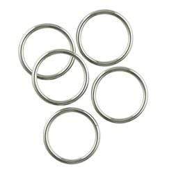 AussieSuperStore Jewellery Making Supplies Silver JF Plastic Ring Round 20mm (in 3 colors) JF Plastic Ring Round 20mm | Jewellery Making Accessories 9323823100230 JF562