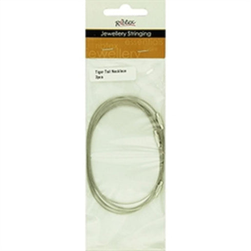 AussieSuperStore Jewellery Making Supplies Silver JF Tiger Tail Necklace (in 2 colours) JF Tiger Tail Necklace (in 2 colours) | Jewellery Making Stringing Material | Jewellery Making Supplies 9323823205485 JF19013