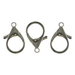 AussieSuperStore Jewellery Making Supplies Silver Lobster Clasp Giant (in 2 colors) Lobster Clasp Giant (in 2 colors) | Jewellery Making Accessories 9331468051701 VJY371