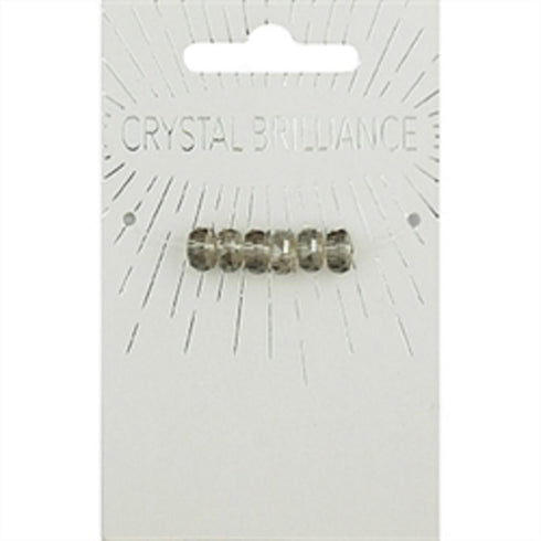 AussieSuperStore Jewellery Making Supplies Smoke Chinese Crystal Crow Facet Bead 6mm (in 6 colours) Chinese Crystal Crow Facet Bead 6mm (in 6 colours) | Jewellery Making Beads | Jewellery Making Supplies 9323823205270 CRY19011