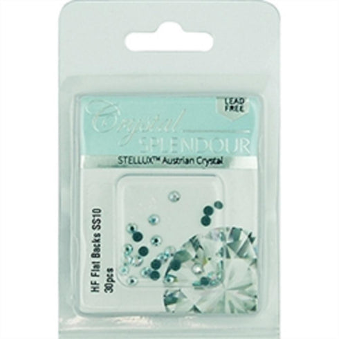 AussieSuperStore Jewellery Making Supplies SS10 a pack of 30pcs Stellux HF Flat Backs Crystal AB (in 5 sizes) Stellux HF Flat Backs Crystal AB (in 5 sizes) | Jewellery Making Beads Supplies 9323823205904 STEL19008