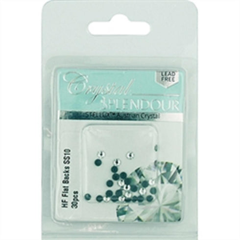 AussieSuperStore Jewellery Making Supplies SS10 a pack of 30pcs Stellux HF Flat Backs Crystal (in 5 sizes) Stellux HF Flat Backs Crystal (in 5 sizes) | Jewellery Making Beads Supplies 9323823205836 STEL19001