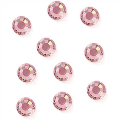 AussieSuperStore Jewellery Making Supplies SS20 - 10pcs Stellux HF Flat Backs Light Rose (in 4 sizes) Stellux HF Flat Backs Light Rose (in 4 sizes) | Jewellery Making Beads 9323823209537 STEL20005