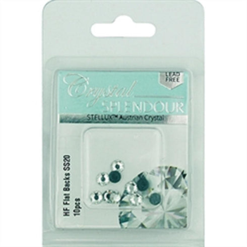 AussieSuperStore Jewellery Making Supplies SS20 a pack of 10pcs Stellux HF Flat Backs Crystal (in 5 sizes) Stellux HF Flat Backs Crystal (in 5 sizes) | Jewellery Making Beads Supplies 9323823205850 STEL19003