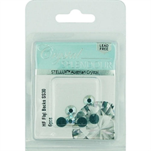 AussieSuperStore Jewellery Making Supplies SS30 a pack of 6pcs Stellux HF Flat Backs Crystal AB (in 5 sizes) Stellux HF Flat Backs Crystal AB (in 5 sizes) | Jewellery Making Beads Supplies 9323823205935 STEL19011