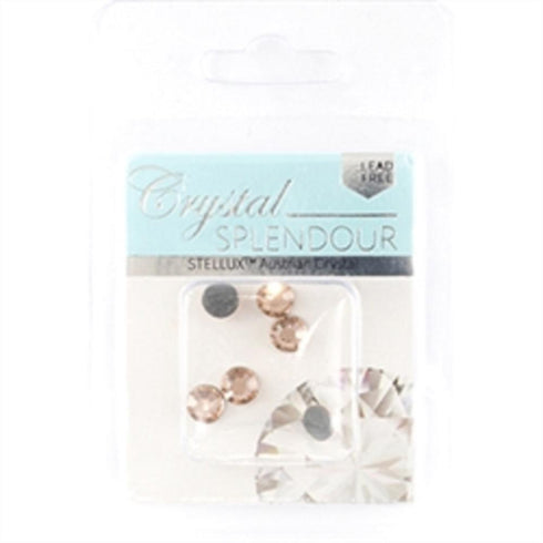 AussieSuperStore Jewellery Making Supplies Stellux HF Flat Backs Light Peach (in 3 sizes) Stellux HF Flat Backs Light Peach (in 3 sizes) | Jewellery Making Beads Supplies