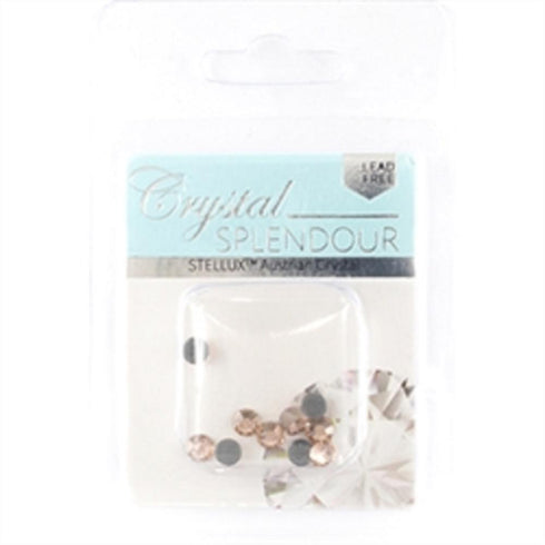 AussieSuperStore Jewellery Making Supplies Stellux HF Flat Backs Light Peach (in 3 sizes) Stellux HF Flat Backs Light Peach (in 3 sizes) | Jewellery Making Beads Supplies