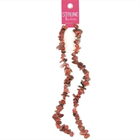 AussieSuperStore Jewellery Making Supplies Stone Chips Orange Agate Strung Beads Stone Chips Orange Agate Strung Beads | Jewellery Making Beads | Jewellery Making Supplies 9323823208660 BBS2019