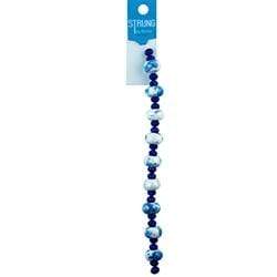 AussieSuperStore Jewellery Making Supplies Strung Beads Porcelain Donut Strung Beads Porcelain Donut | Jewellery Making Beads 9323823192433 BBS16046