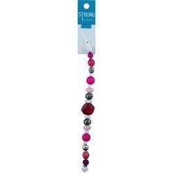 AussieSuperStore Jewellery Making Supplies Strung Beads Stone Feature Strung Beads Stone Feature | Jewellery Making Beads 9323823192686 BBS16071