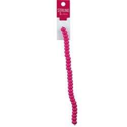 AussieSuperStore Jewellery Making Supplies Strung Beads Stone Squashed Round Strung Beads Stone Squashed Round | Jewellery Making Beads 9323823192617 BBS16064