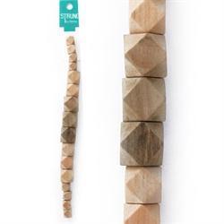 AussieSuperStore Jewellery Making Supplies Strung Beads Wooden Facet Beads Strung Wooden Facet | Jewellery Making Beads Supplies 9323823182069 BBS2014338