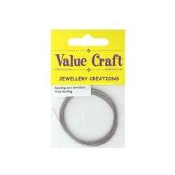 AussieSuperStore Jewellery Making Supplies Tiger Tail Silver Tiger Tail Silver | Jewellery Making Supplies Stringing Material 9331468007197 VJ13A