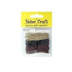 AussieSuperStore Jewellery Making Supplies Waxed Thread Waxed Thread | Jewellery Making Supplies Stringing Material 9331468006381 VWT1