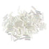 AussieSuperStore Jewellery Making Supplies White AB Bugle Glass Beads (in 8 colors) Bugle Glass Beads | Jewellery Making Beads| Jewellery Making Supplies 9323823127640 BG014