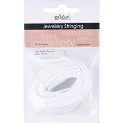 AussieSuperStore Jewellery Making Supplies White JF Thonging Suede 2mm (in 6 colors) JF Thonging Suede 2mm | Jewellery Making Stringing Material 9323823172299 ST04WH
