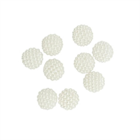 AussieSuperStore Jewellery Making Supplies White Plastic Round Cluster Beads (in 2 colours) Plastic Round Cluster Beads (in 2 colours) | Jewellery Making Beads | Jewellery Making Supplies 9323823201906 BB18009