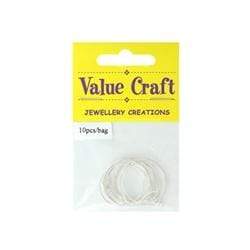 AussieSuperStore Jewellery Making Supplies Wine Glass Rings Silver Wine Glass Rings Silver | Jewellery Making Supplies 9331468007135 VJ08A