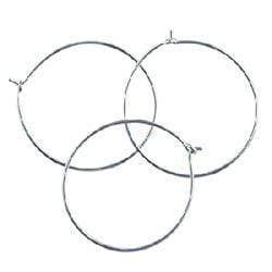 AussieSuperStore Jewellery Making Supplies Wine Glass Rings Silver Wine Glass Rings Silver | Jewellery Making Supplies 9331468007135 VJ08A