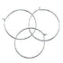 AussieSuperStore Jewellery Making Supplies Wine Glass Rings Silver Wine Glass Rings Silver | Jewellery Making Supplies 9331468007135 VJ08A