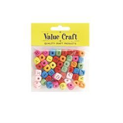 AussieSuperStore Jewellery Making Supplies Wooden Alphabet Cube Beads Wooden Alphabet Cube Beads | Jewellery Making Beads | Jewellery & Beading Supplies 9331468025658 VCWB3