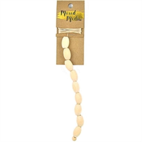 AussieSuperStore Jewellery Making Supplies Wooden Barrell 18mm Beads Wooden Barrell 18mm Beads | Jewellery Making Beads | Jewellery Making Supplies 9323823209001 MM2001