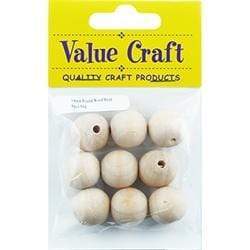AussieSuperStore Jewellery Making Supplies Wooden Beads Round Natural 18mm Wooden Beads Round Natural 18mm | Jewellery Making Beads | Jewellery & Beading Supplies 9331468048527 VCB77