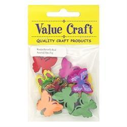 AussieSuperStore Jewellery Making Supplies Wooden Butterfly Wooden Butterfly | Scrapbooking Embellishment 9331468032687 VCKB009
