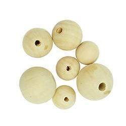 AussieSuperStore Jewellery Making Supplies Wooden Round Shape Beads 20-30mm Wooden Round Shape Beads 20-30mm | Jewellery Making Beads | Jewellery Making Supplies 9331468054887 VJY641