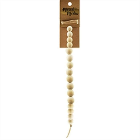 AussieSuperStore Jewellery Making Supplies Wooden Small Round Beads Wooden Small Round Beads | Jewellery Making Beads | Jewellery Making Supplies 9323823200565 WB18003