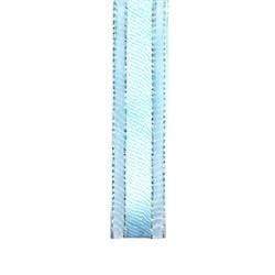 AussieSuperStore Party Essentials Baby Blue/Silver Sheer Edge Satin Metallic Ribbons 22 mm (in 13 colours) Sheer Edge Satin Metallic Ribbons 22mm | Gift Wrapping Ribbon 9331468013075 VSMBB20