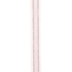 AussieSuperStore Party Essentials Baby Pink/Silver Satin Edge Sheer Ribbon 10 mm (in 2 colours) Satin Edge Sheer Ribbon 10mm (in 2 colors) | Gift Packaging Wrapping Ribbon 9331468035855 VCRSEPK