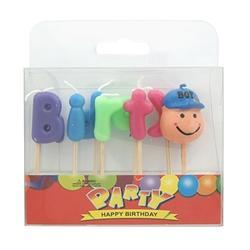 AussieSuperStore Party Essentials Birthday Candle with Boy pics Birthday Candle with Boy pics | Birthday Candles | Party Candles 9331468030263 PAC502