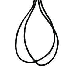 AussieSuperStore Party Essentials Black Satin Cord Ribbons (in 8 colours) Satin Cord Ribbons (in 8 colours) | Gift Packaging Wrapping Ribbon 9331468002420 VKBK1