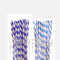 AussieSuperStore Party Essentials Blue Themed Stripe Straws Blue Themed Stripe Straws | Party Catering Supplies | Drinkware CBMPAPSTRAWBLUSTRIPPK
